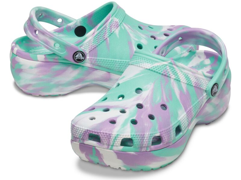 marble womens crocs