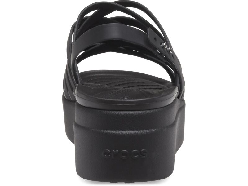 crocs brooklyn strappy low wedge w