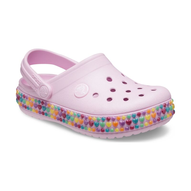 Crocs™ Crocband Gem Band Clog Kid's 207607 Ballerina Pink
