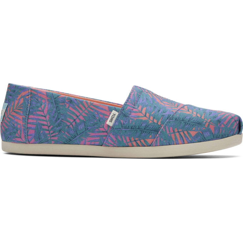 TOMS California Palms Print Women's Alpargata Sunset Multi