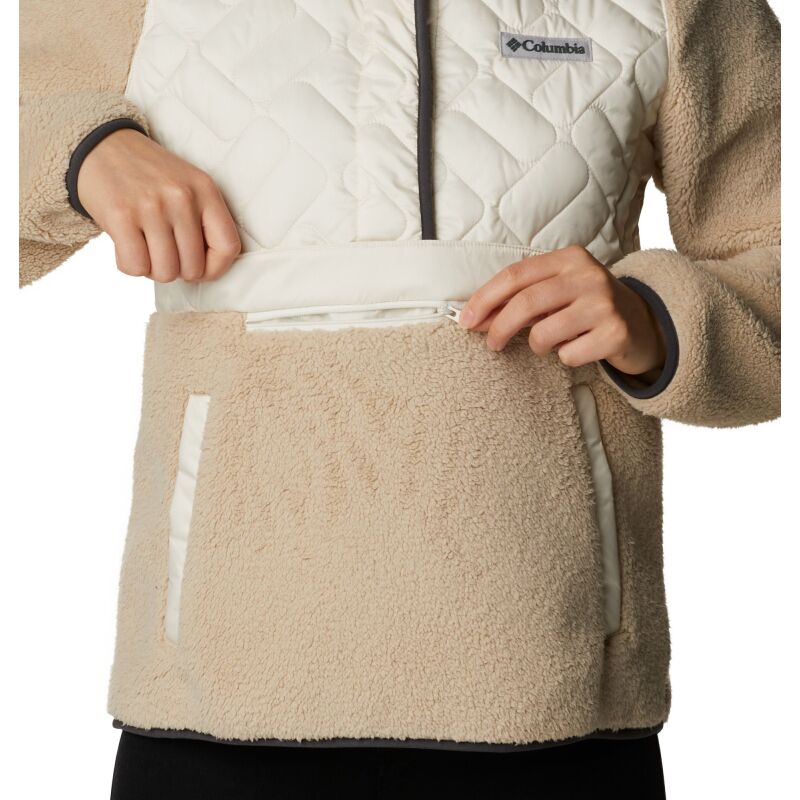 Columbia Sweet View Fleece Hooded Pullover Women's Chalk/Ancient Fossil