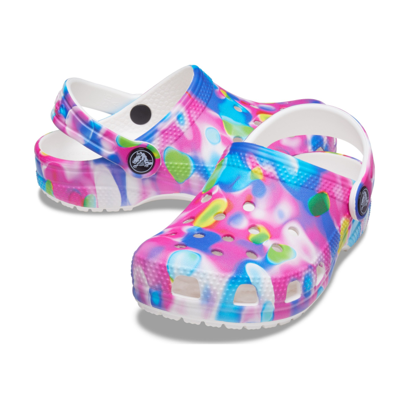 Crocs™ Classic Solarized Clog Kid's 207588 Pink/White