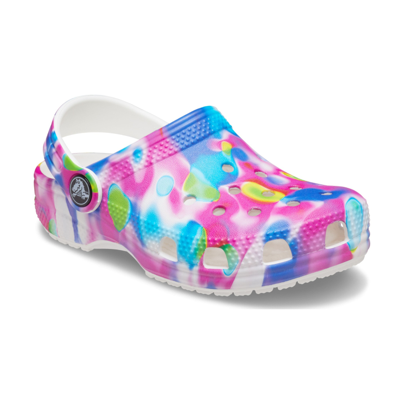 Crocs™ Classic Solarized Clog Kid's 207588 Pink/White