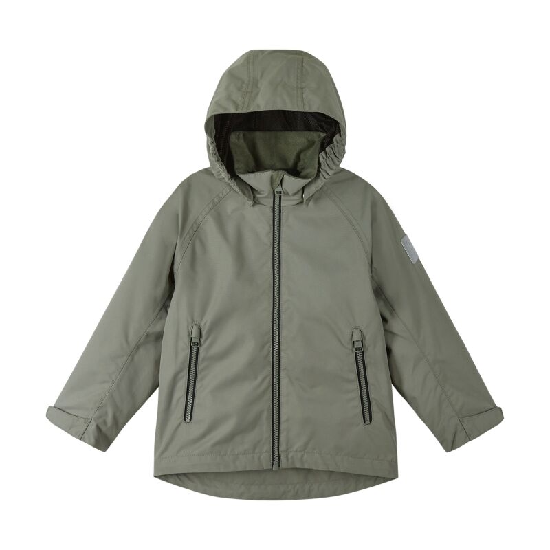 Водо- та вітрозахисна дитяча весняна куртка REIMA Soutu Greyish Green 8920
