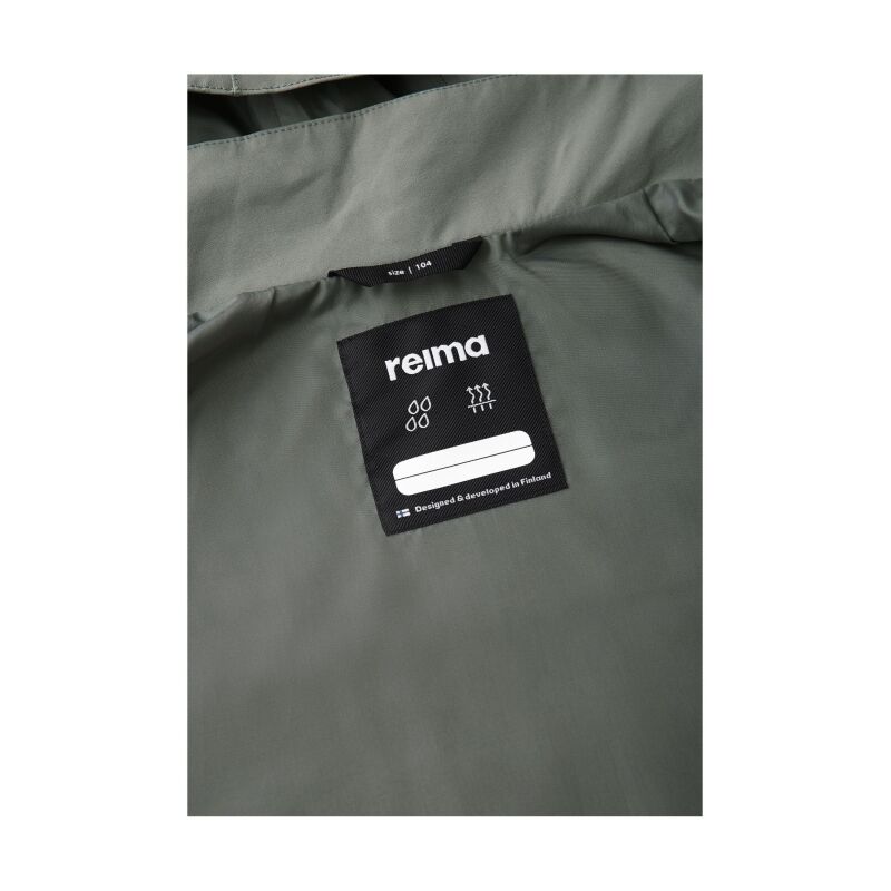 Дитяча демісезонна куртка REIMA Finholma Greyish Green 8920