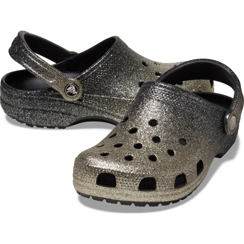 Сабо Crocs™ Classic Ombre Glitter Clog Black/Gold