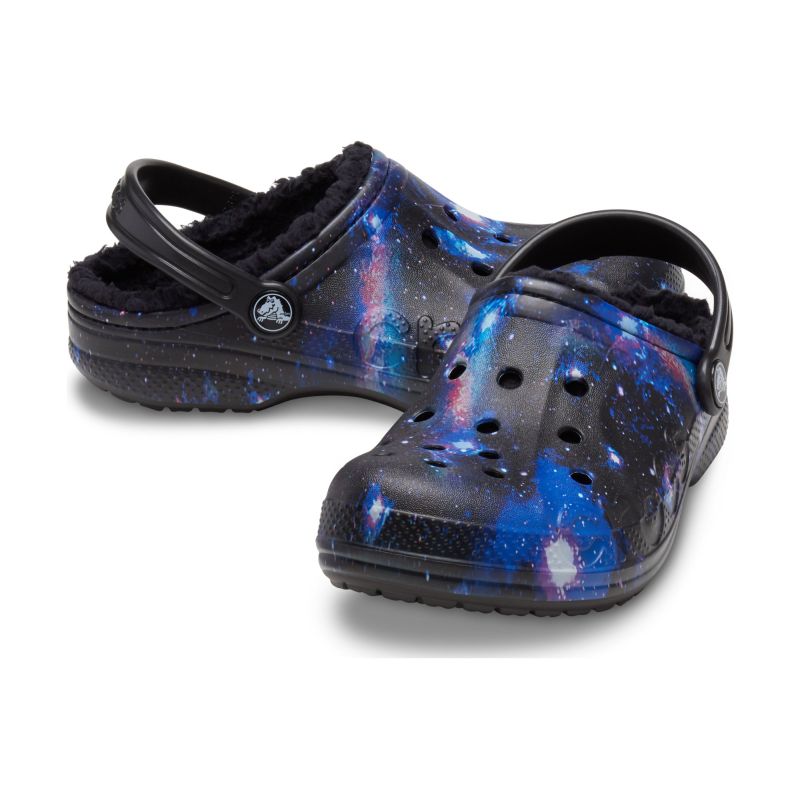 Сабо Crocs™ Baya Lined Printed Clog Kid's Black/Multi