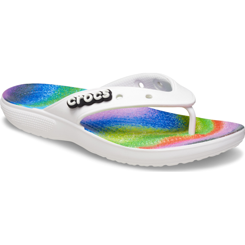 Сабо Crocs™ Classic Spray Dye Flip   White/Multi