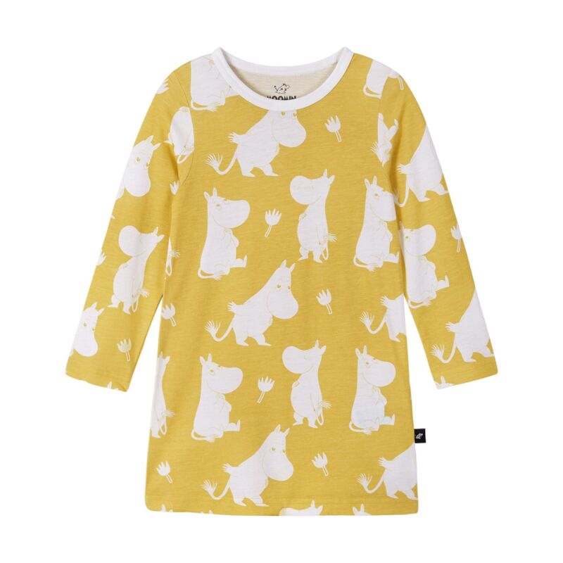 Сукня для дівчинки REIMA Moomin Sovstund Ginger Yellow