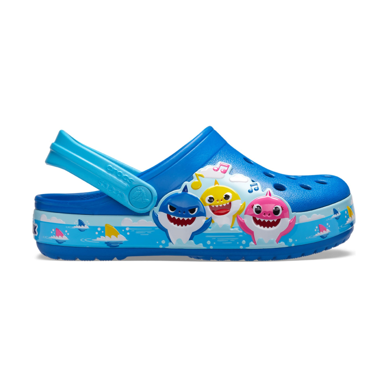 Crocs™ FunLab Baby Shark Band Clog Kid's 207066 Bright Cobalt