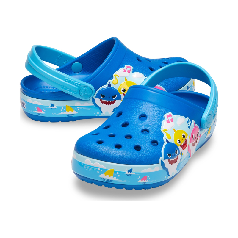 Crocs™ FunLab Baby Shark Band Clog Kid's 207066 Bright Cobalt