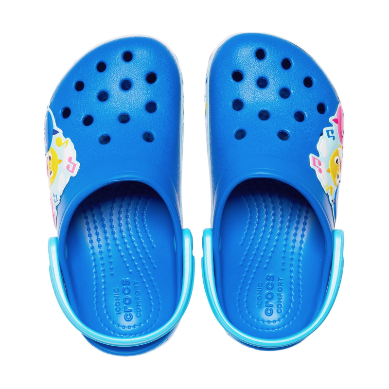 Crocs™ FunLab Baby Shark Band Clog Kid's 207066 Bright Cobalt