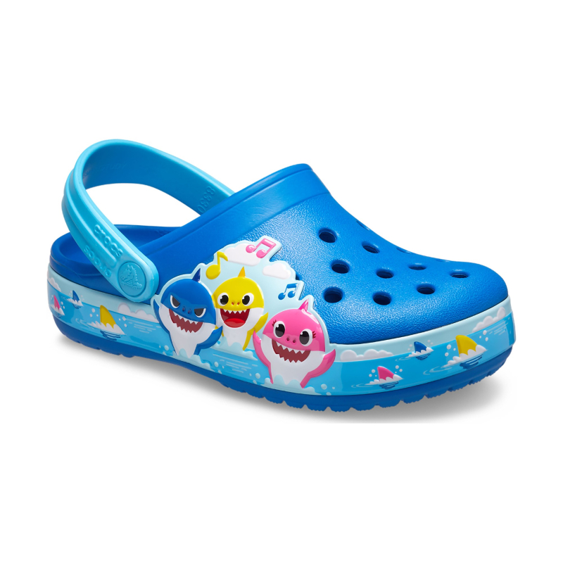 Crocs™ FunLab Baby Shark Band Clog Kid's 207066 Bright Cobalt