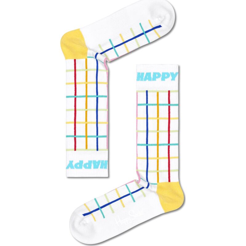 Happy Socks Color Grid Crew Sock Multi 1300