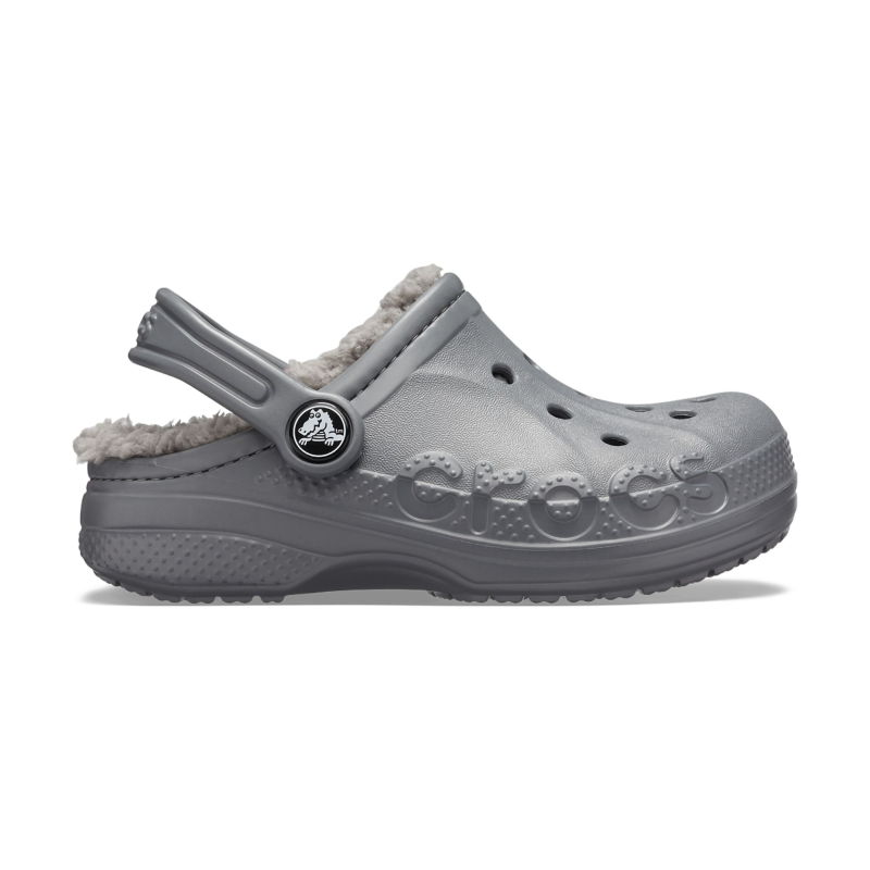 Сабо Crocs™ Baya Lined Clog Kid's 207500 Charcoal/Charcoal