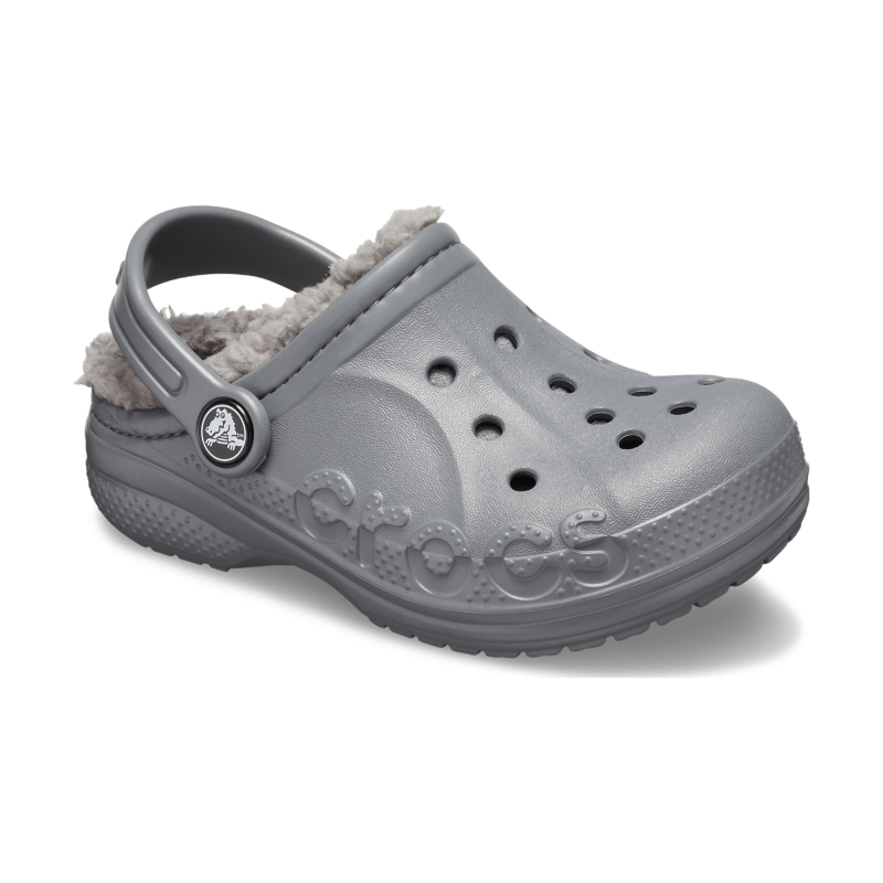 Сабо Crocs™ Baya Lined Clog Kid's 207500 Charcoal/Charcoal