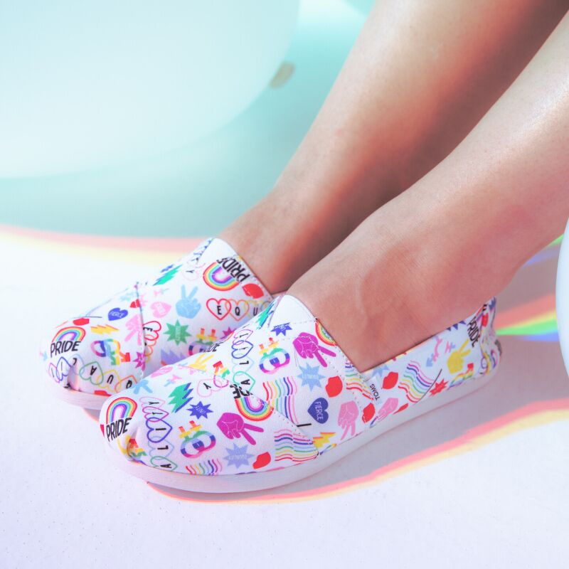 Сліпони TOMS Unity Print Womens's Alpargata 3.0 White Multi