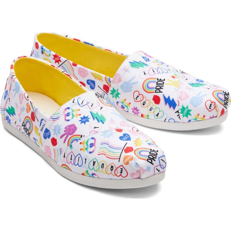 Сліпони TOMS Unity Print Womens's Alpargata 3.0 White Multi
