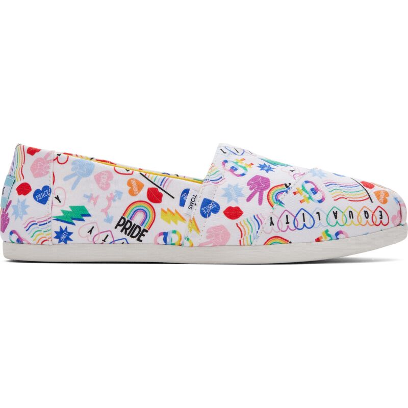 Сліпони TOMS Unity Print Womens's Alpargata 3.0 White Multi