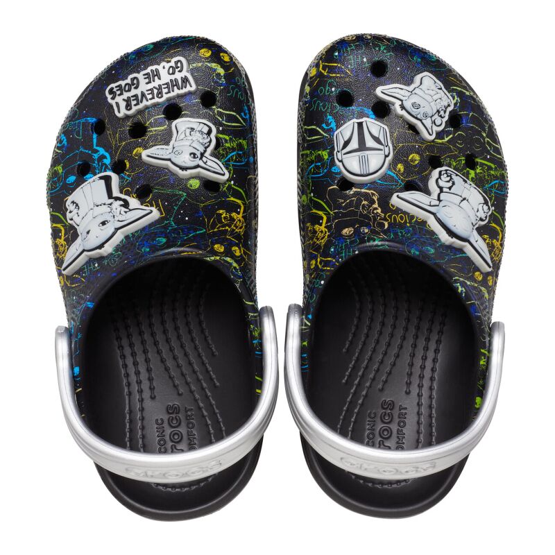 Crocs™ Classic Grogu Clog Kid's Black