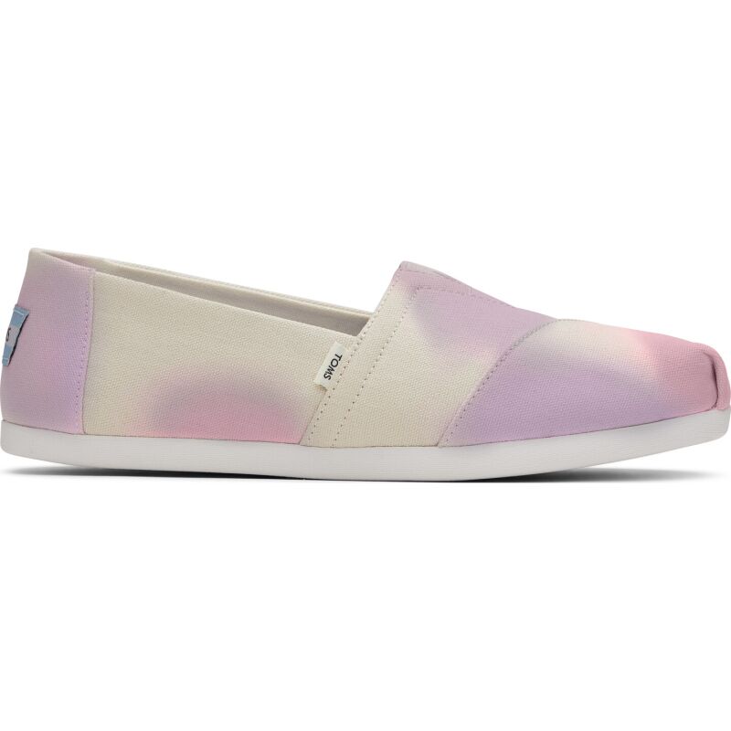 TOMS Color Changing Tie Dye Twill Women's Alpargata Light Orchid