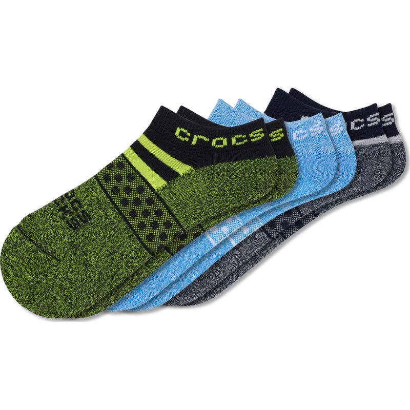 Шкарпетки Crocs™ KID LOW BOY POOL PARTY 3 PACK SOCKS Blue / Green