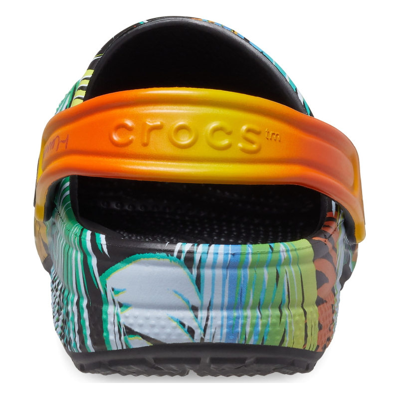 Crocs™ Classic Pool Party Clog Kid's Black/Multi