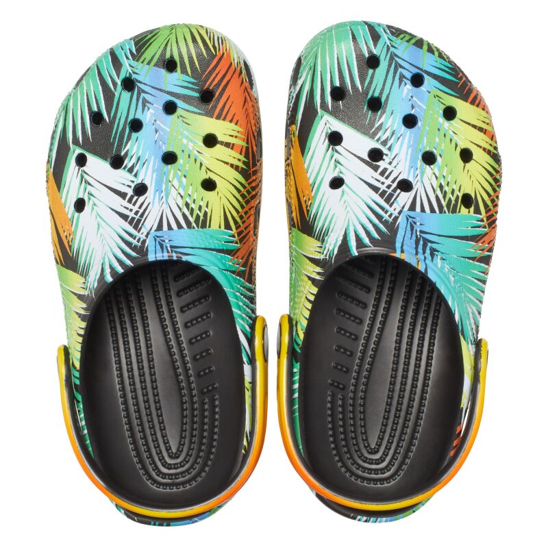 Crocs™ Classic Pool Party Clog Kid's Black/Multi