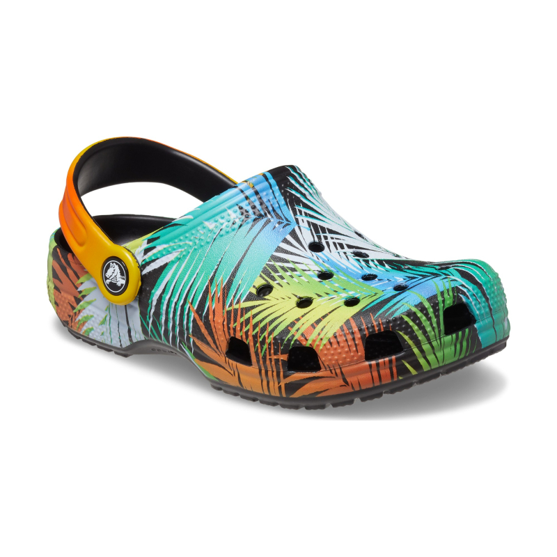 Crocs™ Classic Pool Party Clog Kid's Black/Multi