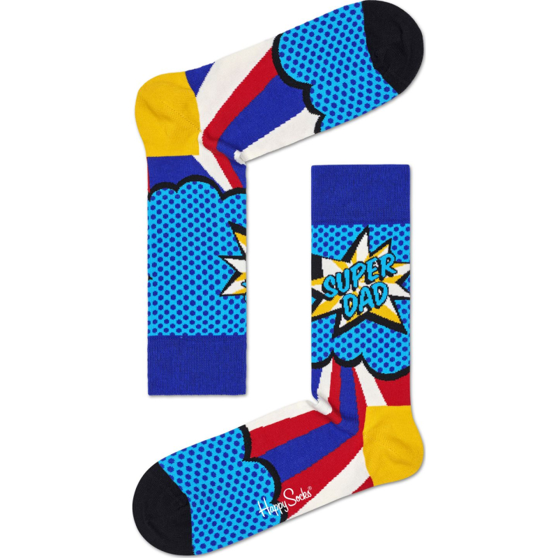 Набір шкарпеток Happy Socks 3-Pack Super Dad Socks Gift Set  Red 4350