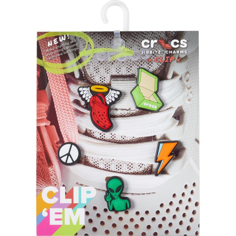 Crocs™ Crocs PEACE AND CROCS LACE BACKER 5-PACK G0887800-MU