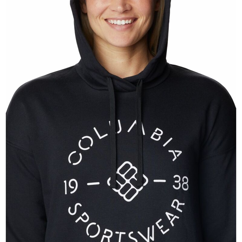 Columbia Columbia Trek Oversized Hoodie Black/Stamp St