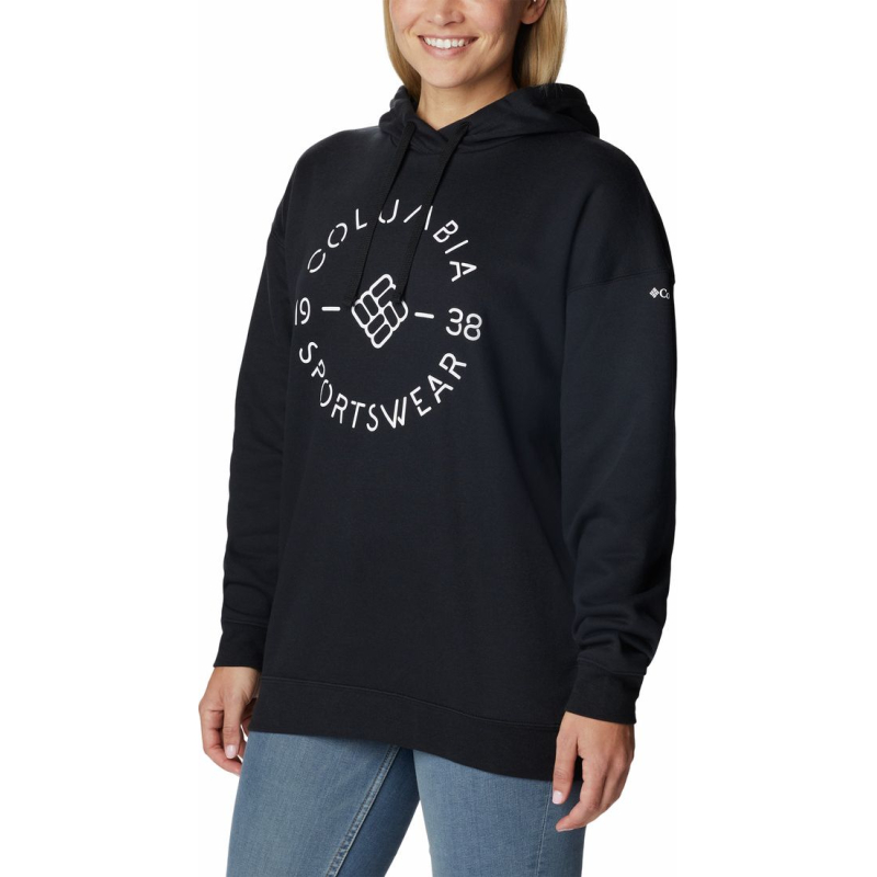 Columbia Columbia Trek Oversized Hoodie Black/Stamp St