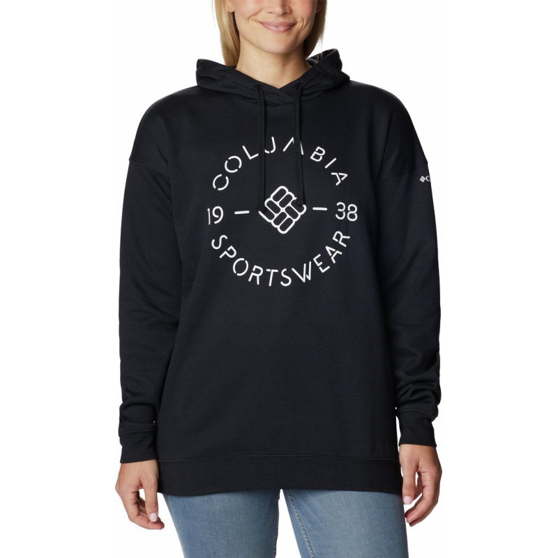 Columbia Columbia Trek Oversized Hoodie Black/Stamp St