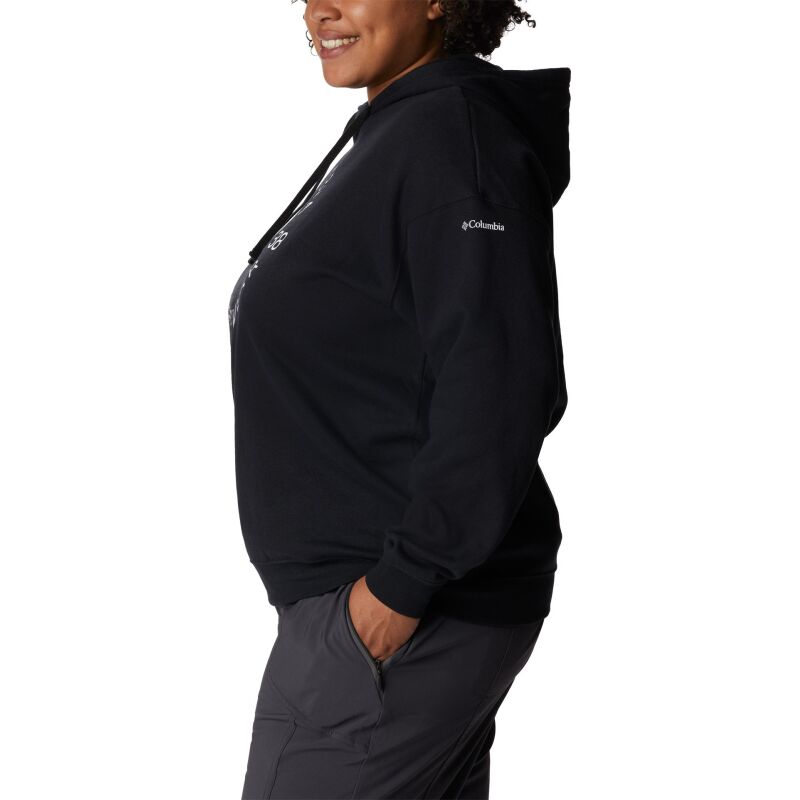 Columbia Columbia Trek Oversized Hoodie Black/Stamp St