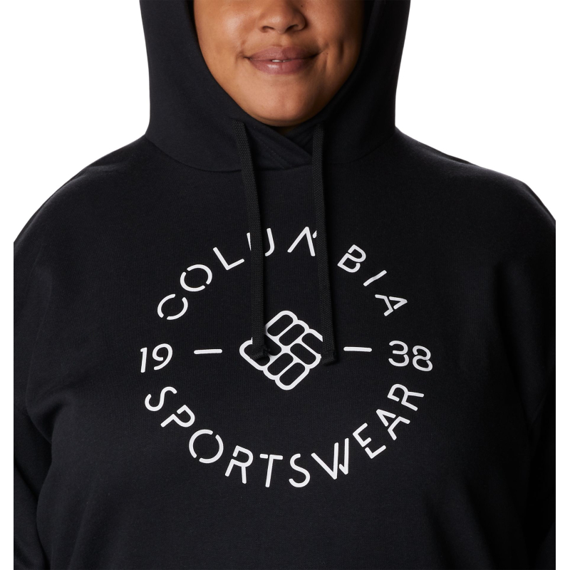 Columbia Columbia Trek Oversized Hoodie Black/Stamp St