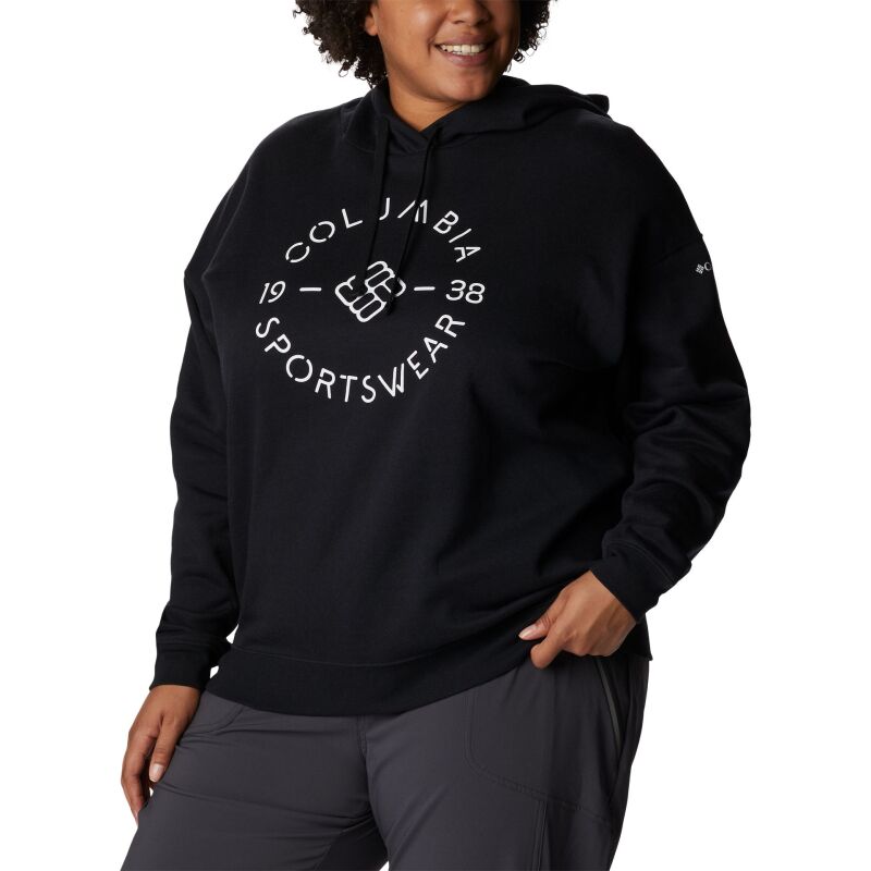 Columbia Columbia Trek Oversized Hoodie Black/Stamp St