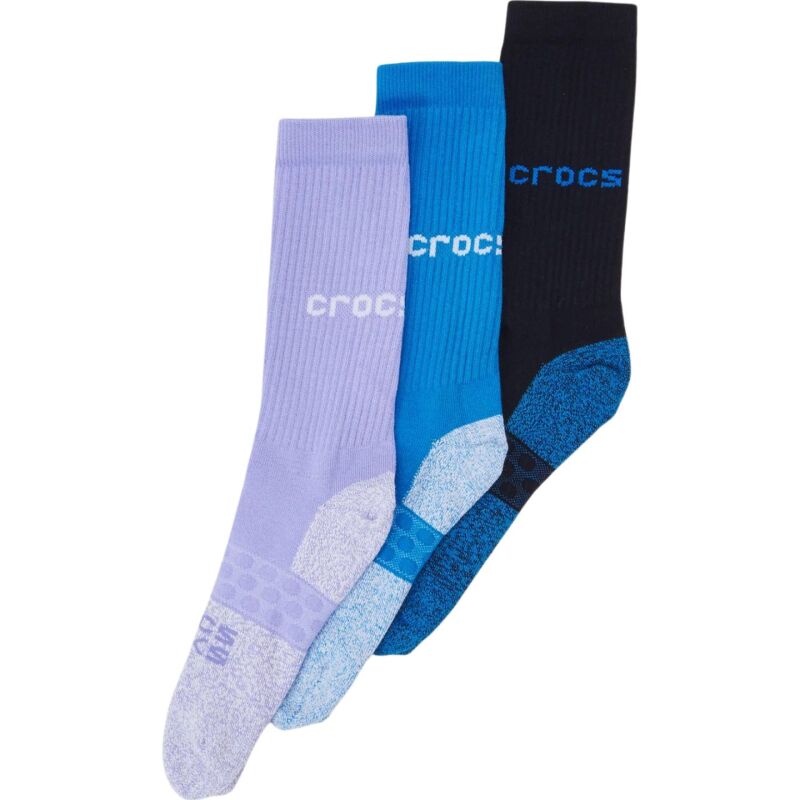 Crocs™ SOCKS ADULT FLIP FLOP 3 PACK Multi