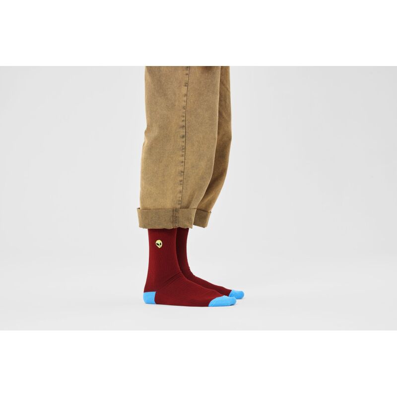 Шкарпетки Happy Socks Ribbed Embroidery Alien Multi-4500