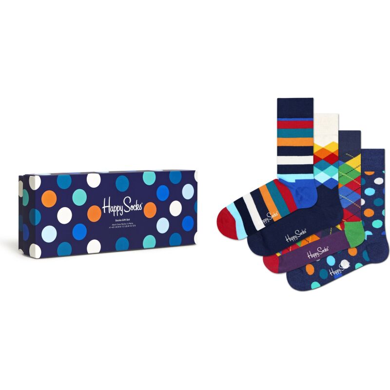Набір шкарпеток Набор носков Happy Socks 4-Pack Multi-color Gift Set  Multi-6050