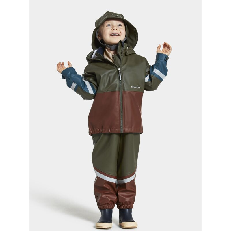 DIDRIKSONS WATERMAN KIDS SET 7 Deep Green
