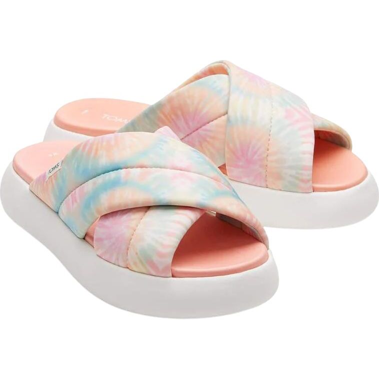 Шльопанці TOMS TieDye Repreve Jersey Mallow Crossover Sanda  Candy Pink