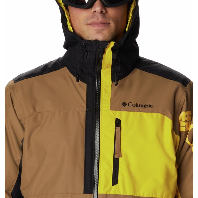 Columbia TIMBERTURNER II JACKET MEN'S Delta/Black/Laser Lemon