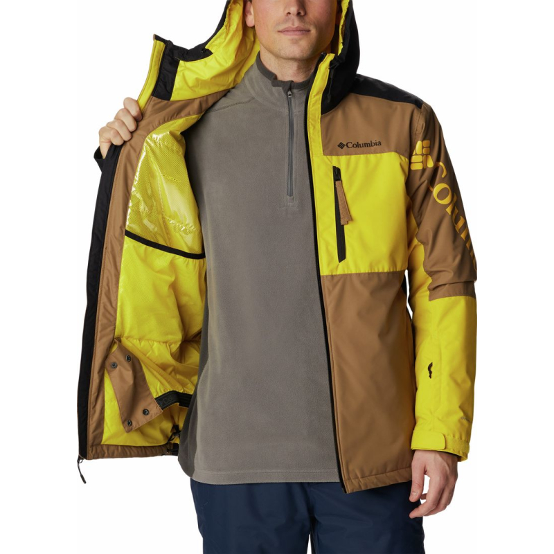 Columbia TIMBERTURNER II JACKET MEN'S Delta/Black/Laser Lemon