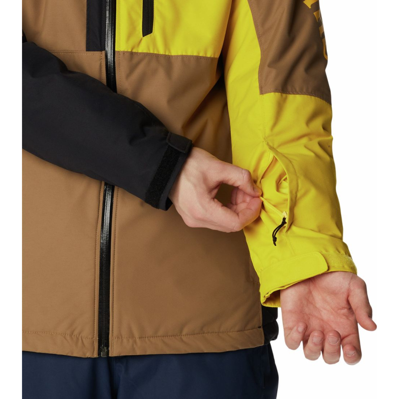 Columbia TIMBERTURNER II JACKET MEN'S Delta/Black/Laser Lemon