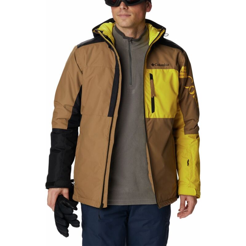 Columbia TIMBERTURNER II JACKET MEN'S Delta/Black/Laser Lemon