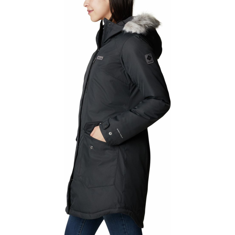 Columbia SUTTLE MOUNTAIN LONG INS JAKET WOMEN'S Black