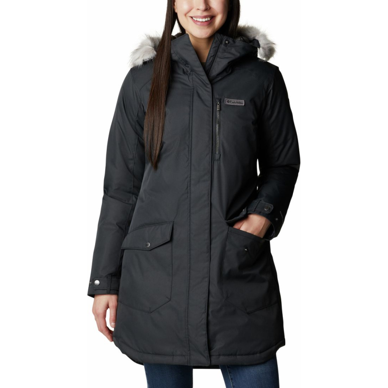 Columbia SUTTLE MOUNTAIN LONG INS JAKET WOMEN'S Black