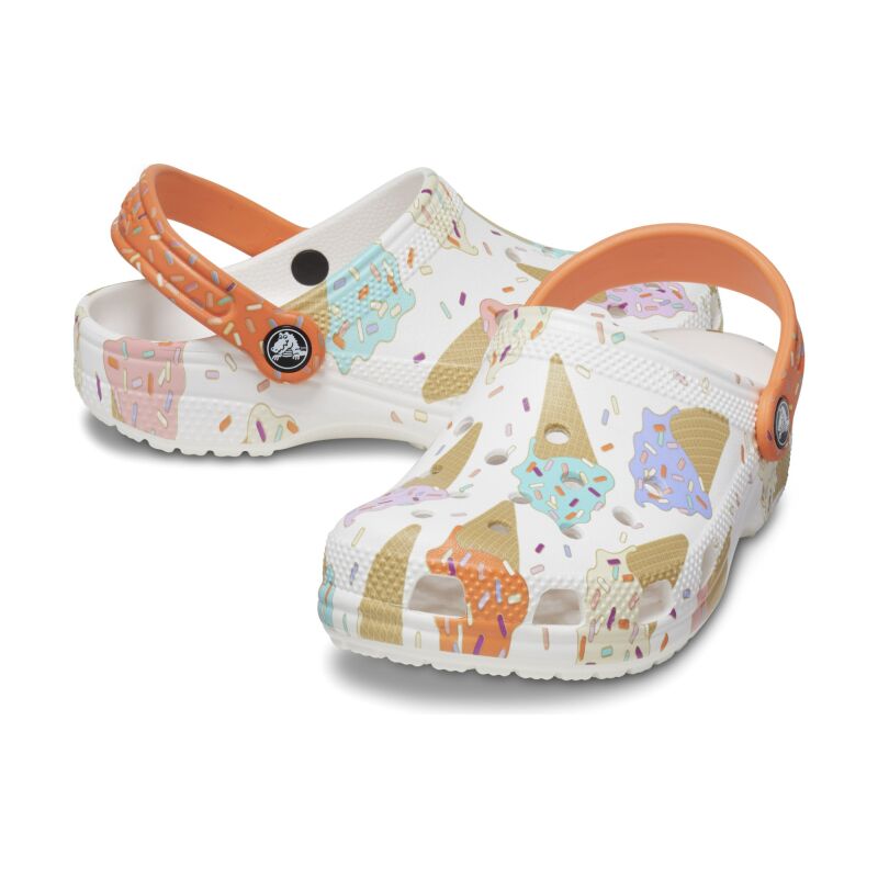 Crocs™ Classic Ice Cream Graphic Clog Kid's White/Multi