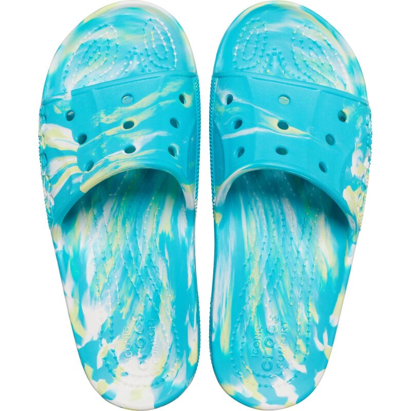 Crocs™ Baya II Marbled Slide Digital Aqua/Multi